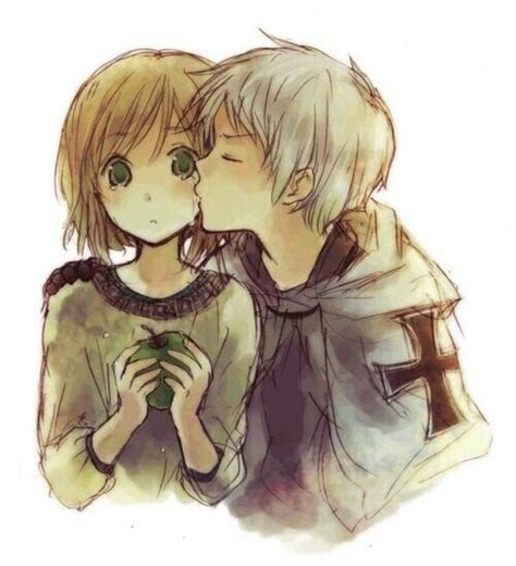 anime kiss on the cheek by EpicDarkShadow on DeviantArt