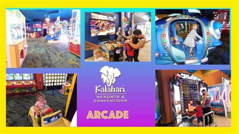 Kalahari Resorts! Huge arcade with tons of games!! - YouTube