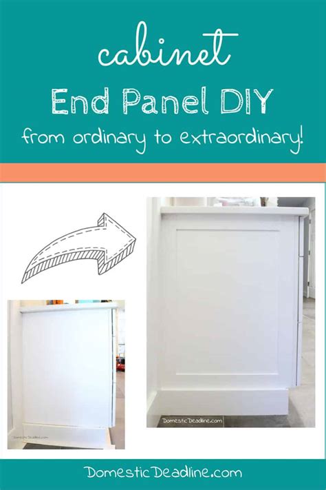 DIY Cabinet End Panels | Domestic Deadline