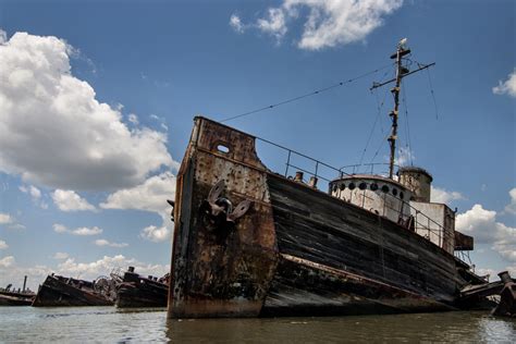 Graveyard - Photo of the Abandoned Staten Island Boat Graveyard