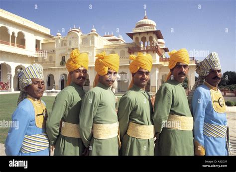 Rambagh Palace Hotel Staff Stock Photo - Alamy