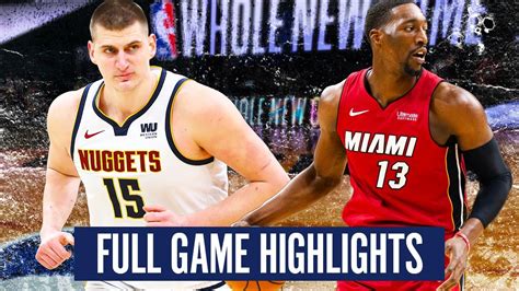 DENVER NUGGETS vs MIAMI HEAT - FULL GAME HIGHLIGHTS | 2019-20 NBA Season - YouTube