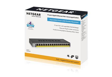 GS116LP | PoE+ Supported Unmanaged Switches | NETGEAR