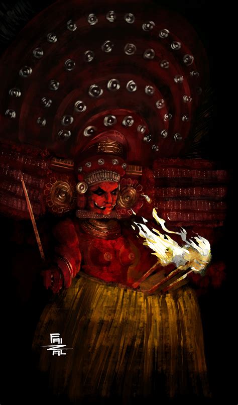 ArtStation - concept art of Theyyam,