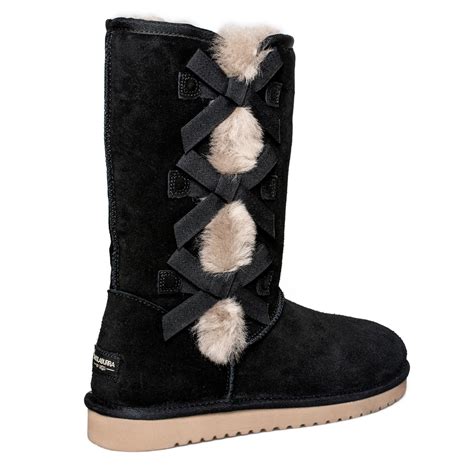 Koolaburra By UGG Victoria Tall Black Boots - Women's – MyCozyBoots