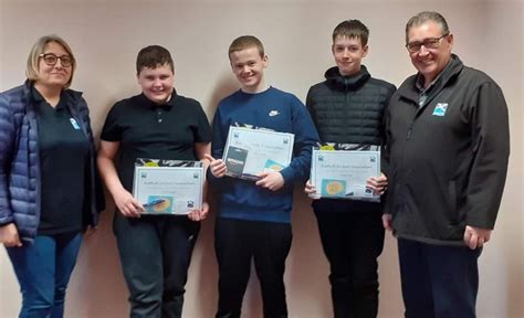 SSA award Peterhead Academy pupils with Sea to Plate Discovery Project with certificates