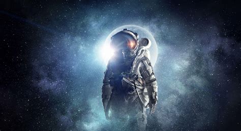 Astronaut 4k Wallpaper Space Suit Dark Background Lost