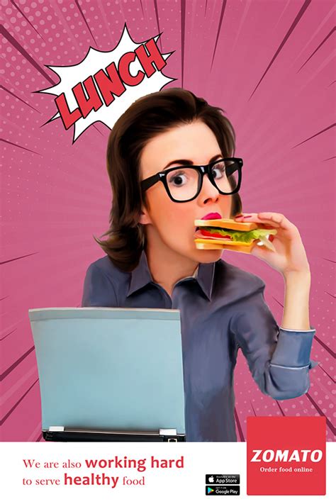 Zomato Campaign 4 Posters 4 Press advertisement on Behance