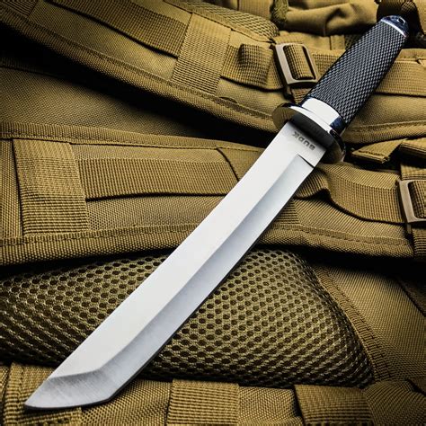 13" TACTICAL BOWIE SURVIVAL HUNTING KNIFE MILITARY Combat Fixed Blade w/ SHEATH | eBay