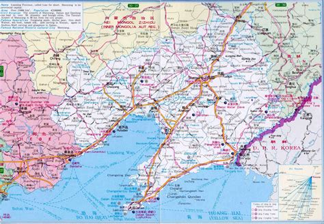 Map of Liaoning Province - Maps of Liaoning