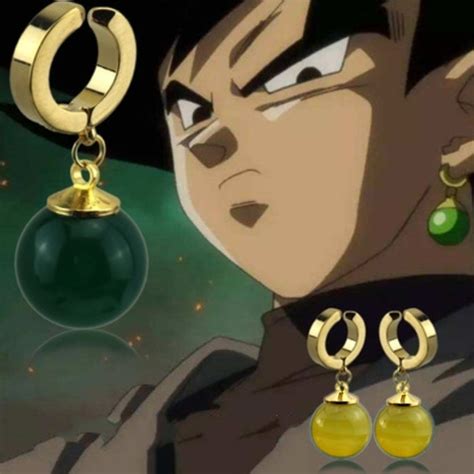 Anime Dragon Ball Super Vegetto Potara Earring Cosplay Earrings Ear ...