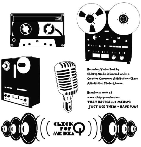 Recording Vector Pack by clickpopmedia on DeviantArt