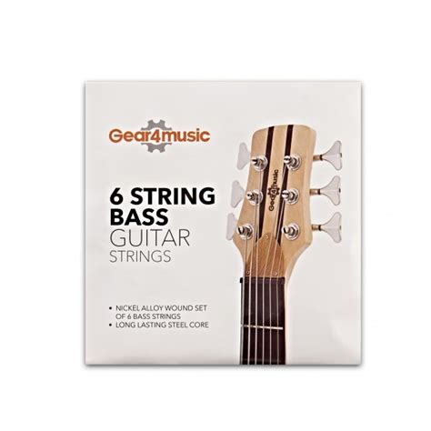 6 String Bass Guitar String Set by Gear4music at Gear4music