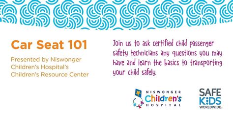 Car Seat 101 - Niswonger Childrens Hospital, Niswonger Children's ...