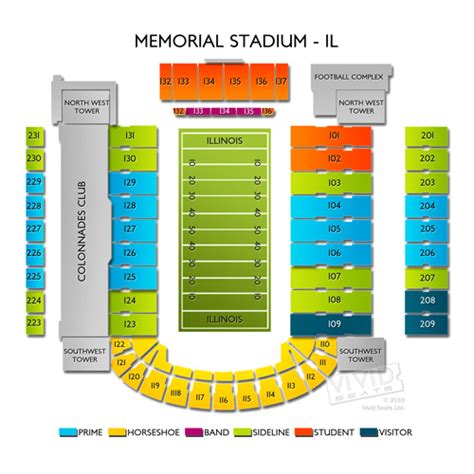 Memorial Stadium- IL Seating Chart | Vivid Seats