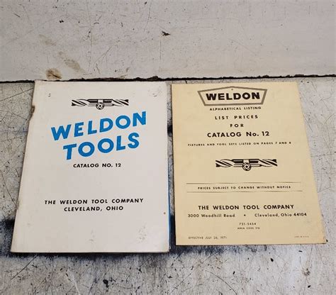 Weldon Tools Catalog No. 12 – Lost Creek Machine, Inc.