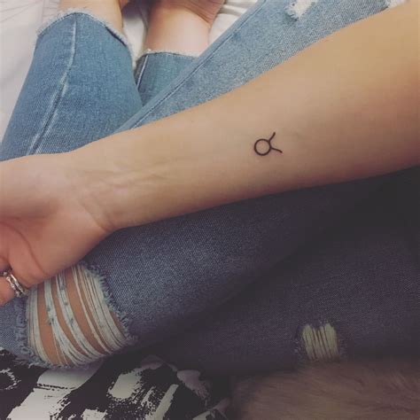 Small Taurus tattoo | Taurus tattoos, Tattoos for women, Small tattoos