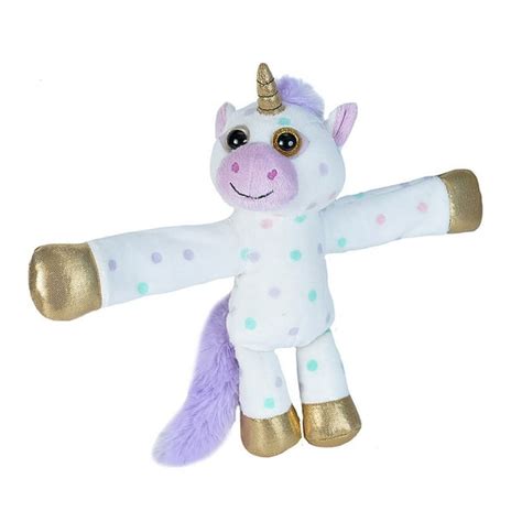 Wild Republic Huggers Unicorn Plush, Slap Bracelet, Stuffed Animal, Kids Toys, Unicorn Party ...