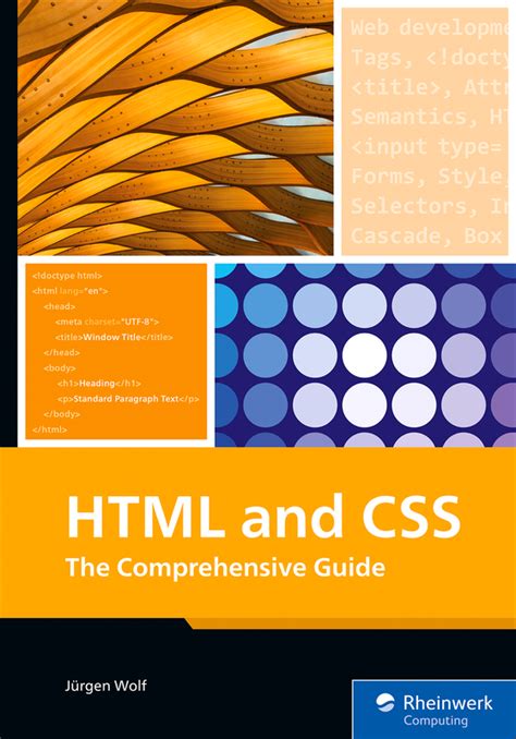 The Comprehensive Guide to HTML and CSS | Book and E-Book - by SAP PRESS