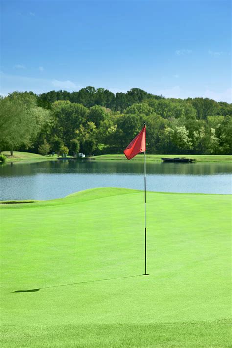 Golf Course Flag Photograph by Stratol - Pixels