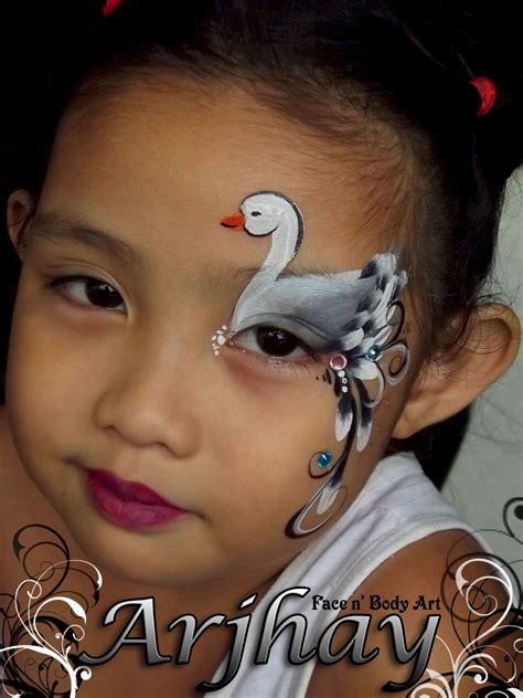 Face Painting Swan Eye Design Video Tutorial is on my facebook ...