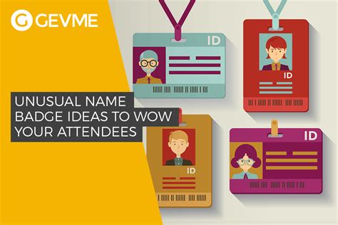 Unusually Named Badge Ideas to Wow Your Attendees