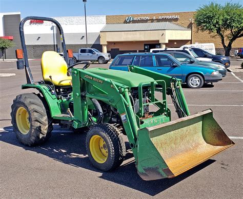 Lot - John Deere 4100 Tractor w/ 410 Loader