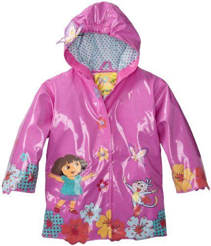 Dora the Explorer Rain Gear - Christmas Gifts for Everyone | Girls rain coat, Kids clothing box ...