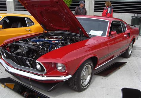 Candy Apple Red 1969 Mach 1 Ford Mustang Fastback