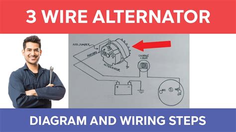 3 Wire Alternator Wiring Diagram Explained With Steps - YouTube