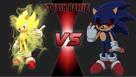 Super Sonic Vs Sonic.EXE by scythewatch on DeviantArt