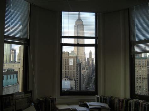 A view from the inside of a "point" office in the Flatiron building, NYC | Flatiron building ...