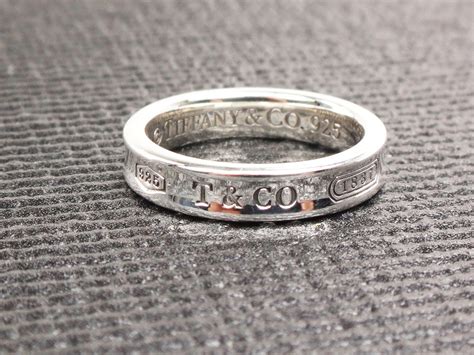 Vintage Tiffany & Co Sterling Ring Tiffany 1837 Silver Ring Tiffany 1837 Ring Tiffany Sta ...