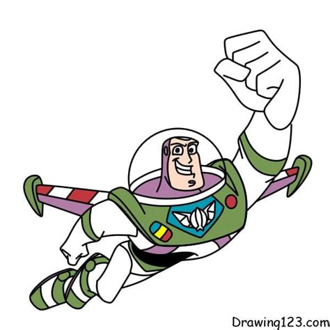 Buzz Lightyear Drawing Step Step