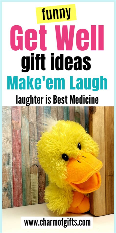 Funny get well soon gifts that will keep them laughing for days – Artofit