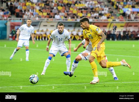 Florinel Coman during Euro 2024 qualification game Romania vs Kosovo ...