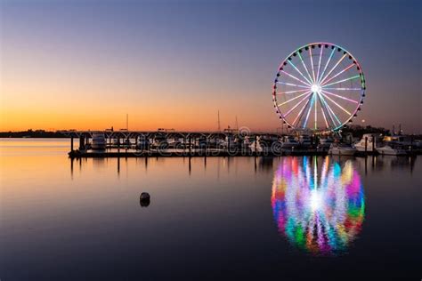 Ferris Wheel at National Harbor in Maryland Outside Washington DC ...