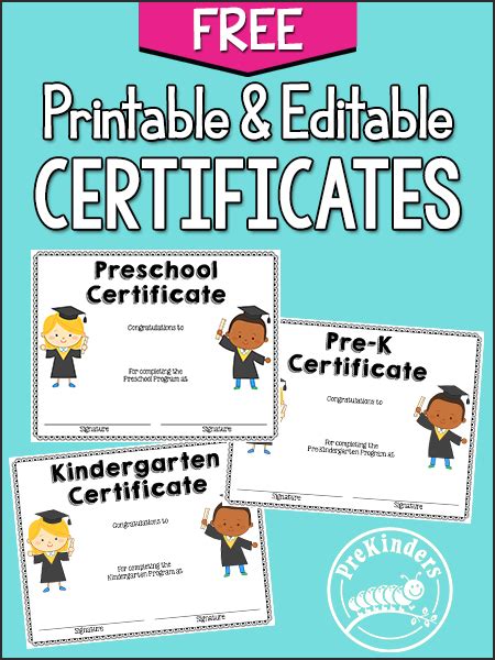 End of Year Certificates & Celebration | PreKinders Preschool Activities