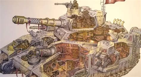 Original Baneblade Cutaway Art Sells At Auction