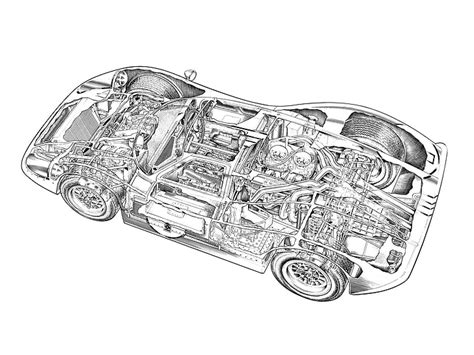 Online crop | HD wallpaper: 1967, cutaway, engine, ford, gt40, interior ...