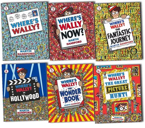 Buy Where's Wally book set collection 6 large picture books (Where's Wally? Where's Wally in ...