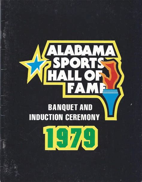 The State of Alabama Sports Hall of Fame Annual Induction Ceremony 1979, Program