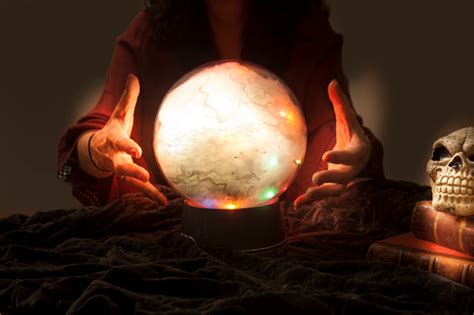 Glowing Crystal Ball Stock Photo - Download Image Now - iStock