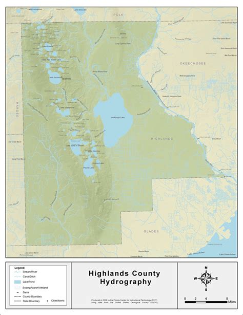 Highlands County Florida Map