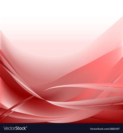 Red waves abstract background Royalty Free Vector Image