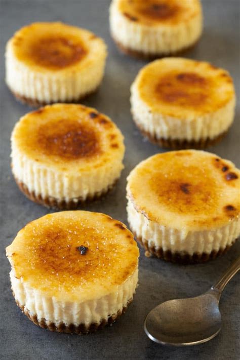 Mini Crème Brûlée Cheesecakes - El Mundo Eats