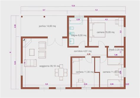 Planimetrie Casa Piccola, Planimetrie Di Case, Villa E4F | Beach house ...