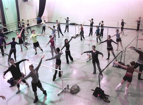 A sneak peek inside Cincinnati Ballet company class on #worldballetday ...