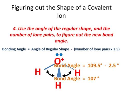 Shapes of covalent molecules