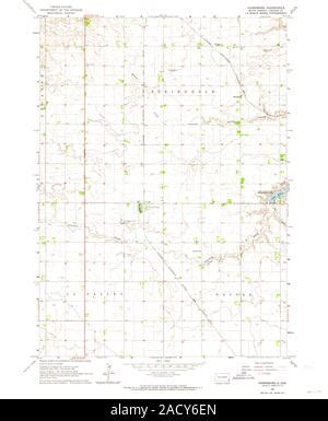 Harrisburg, South Dakota, map 1962, 1:24000, United States of America ...